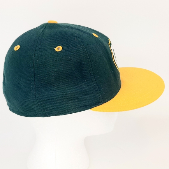 VINTAGE Green Bay Packers NFL New Era Fitted Cap Hats Size 7 1/8 USA Made - Picture 7 of 12